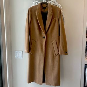 rag & bone Camel color wool long coat